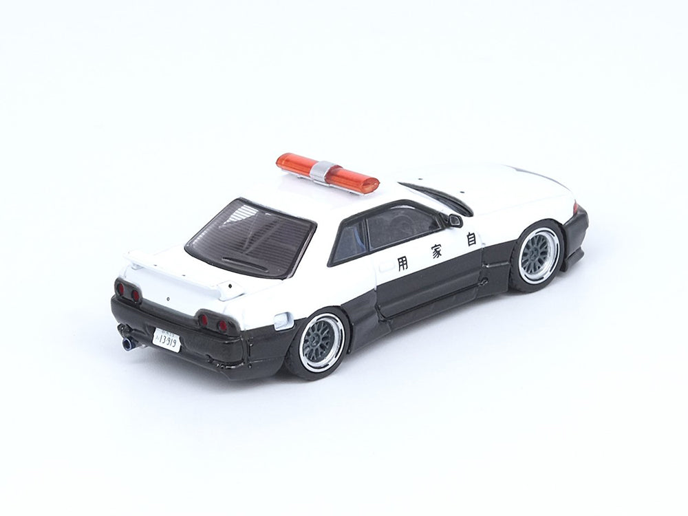 Inno64 Nissan Skyline GT-R R32 Pandem Japan Police Livery Drift Car - Diecast Toyz Australia