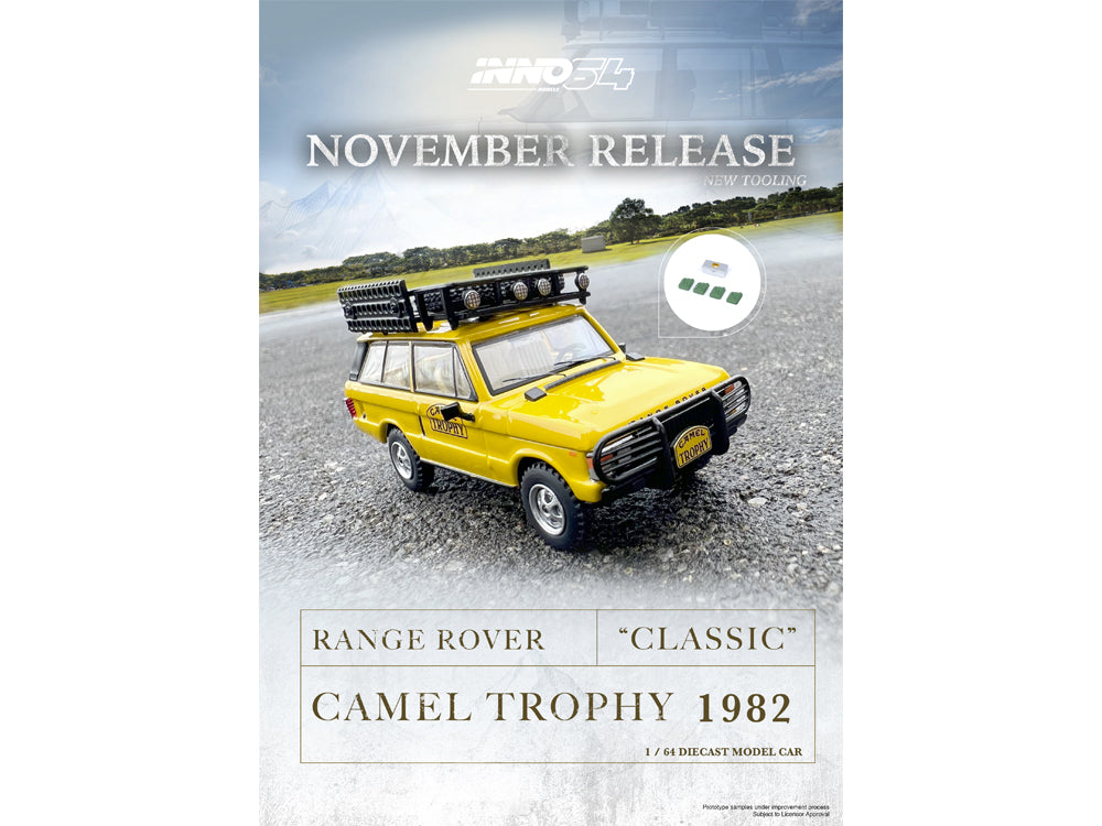 Inno64 Range Rover Classic Camel Trophy 1982 - Diecast Toyz Australia