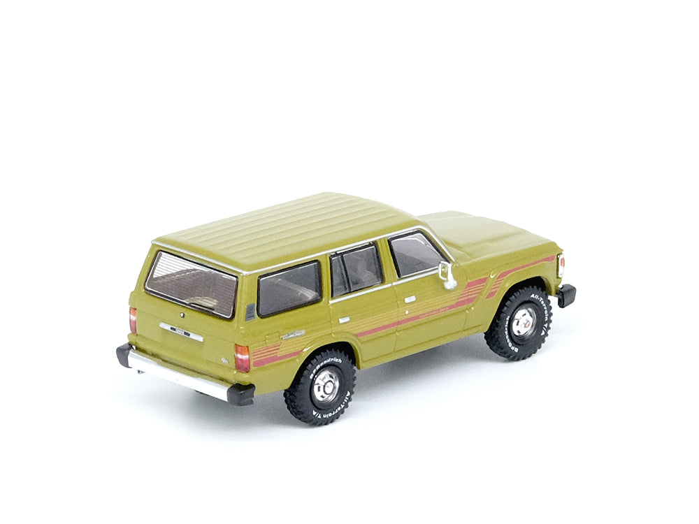 Inno64 Toyota Land Cruiser FJ60 Olive Green - Diecast Toyz Australia