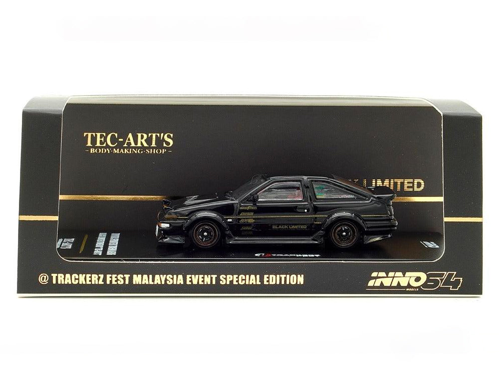 Inno64 Toyota Sprinter Trueno AE86 Tuned by "TEC-ARTS" @ Trackerz Day Malaysia Event Model - Diecast Toyz Australia