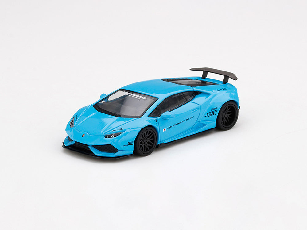 MiniGT 1/64 LB WORKS Lamborghini Huracan Ver 1 Light Blue - Diecast Toyz Australia