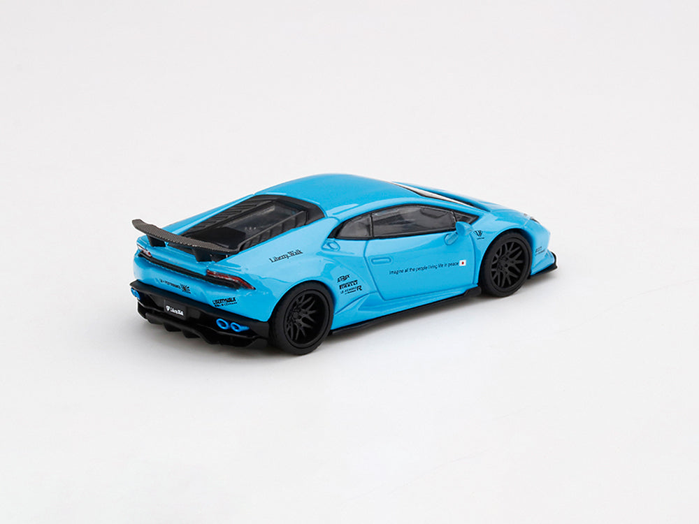 MiniGT 1/64 LB WORKS Lamborghini Huracan Ver 1 Light Blue - Diecast Toyz Australia