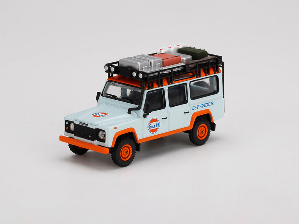 MiniGT 1/64 Land Rover Defender 110 Gulf - Diecast Toyz Australia
