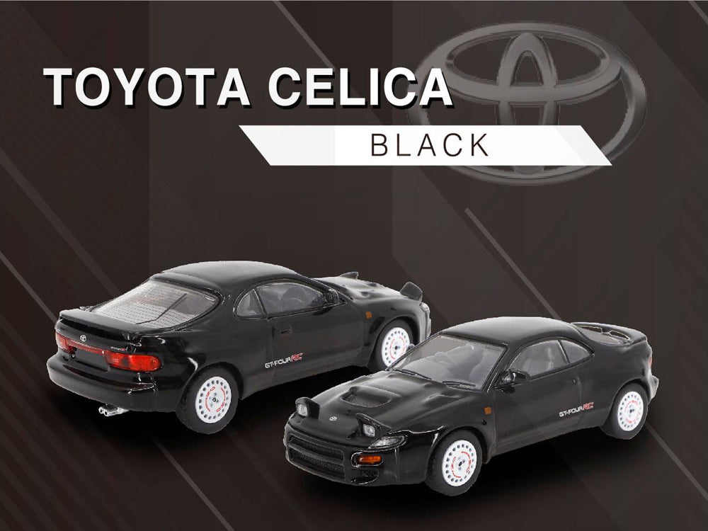 PopRace Toyota Celica GT-Four ST185 Black - Diecast Toyz Australia