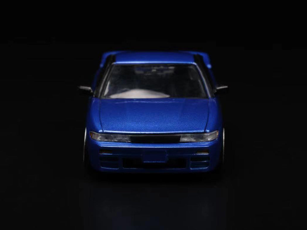 Peako 1/64 Nissan Silvia RPS13 with Openable Bonnet Blue | Diecast