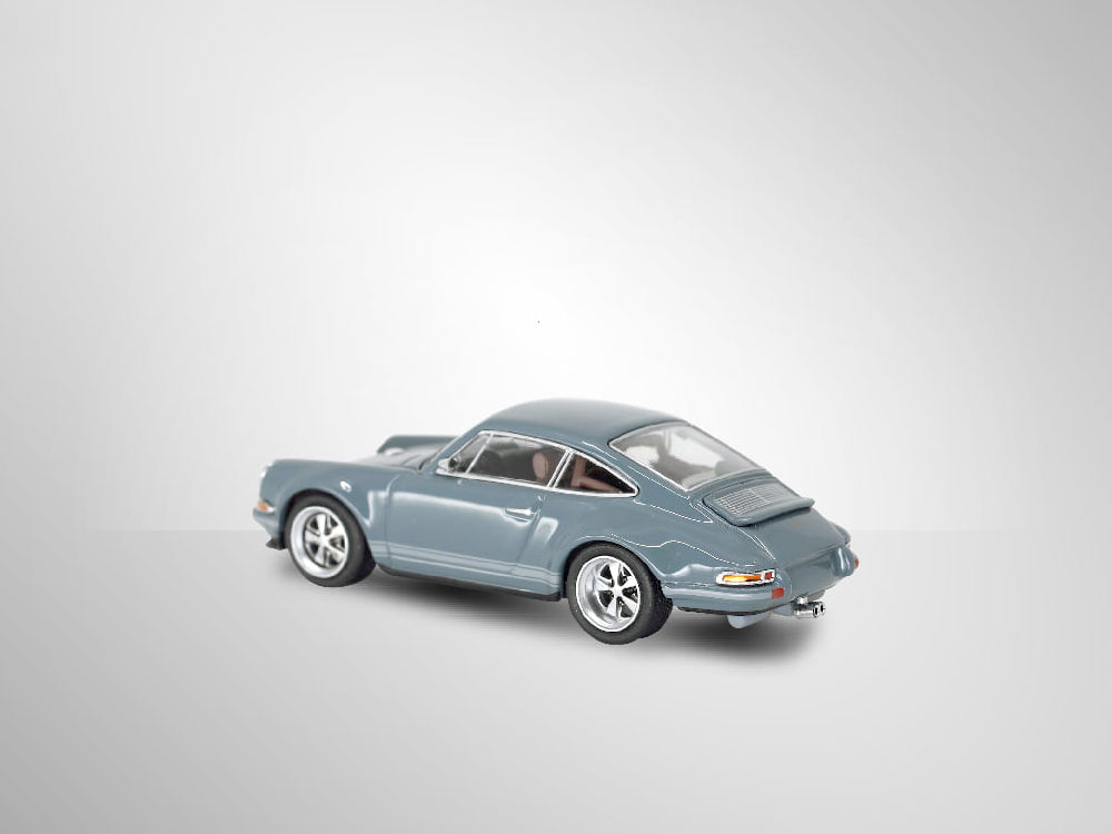 PopRace Porsche Singer 911-964 Grey - Diecast Toyz Australia