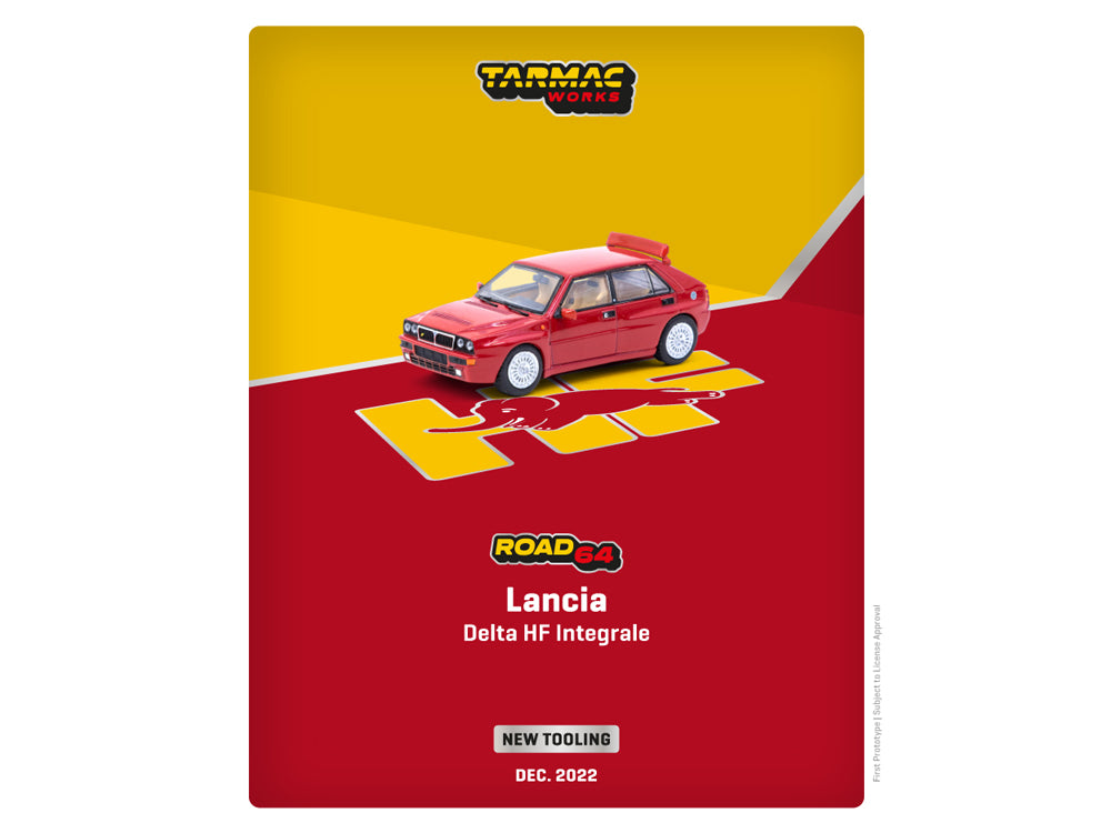 Tarmac Works 1/64 Lancia Delta HF Integrale Red - Diecast Toyz Australia