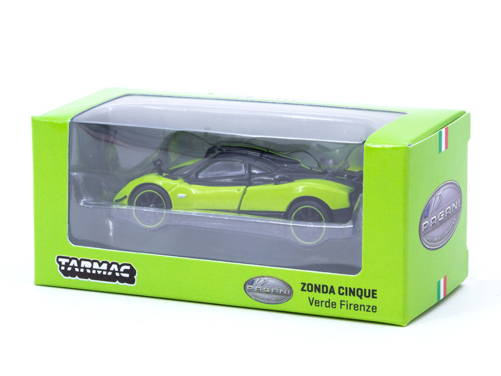Tarmac Works 1/64 Pagani Zonda Cinque Verde Firenze - Chase Version - Diecast Toyz Australia